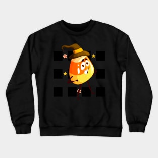 Cute Retro Halloween Candy Corn Pumpkin Costume Kids Toddler Crewneck Sweatshirt